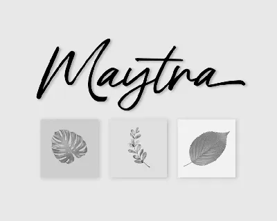 Maytra font