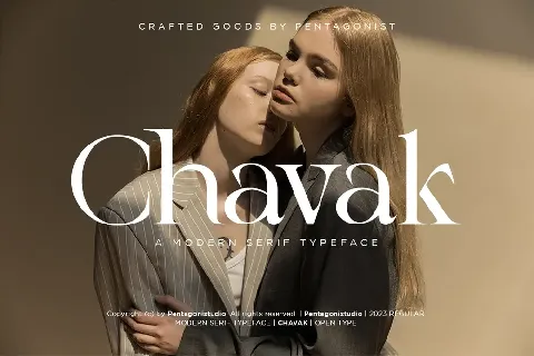 Chavak DEMO font