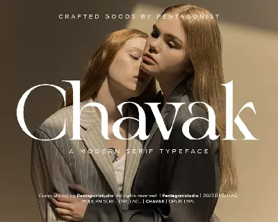 Chavak DEMO font