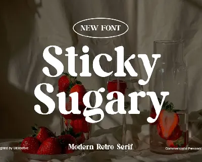 Sticky Sugary font