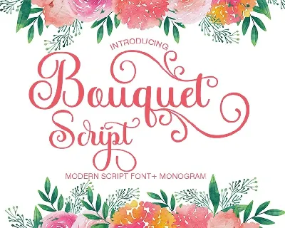 Bouquet Script font