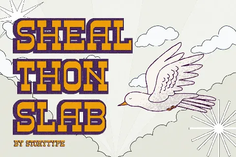 Sheal Thon Slab font