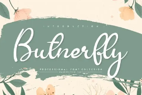 Butnerfly Script font