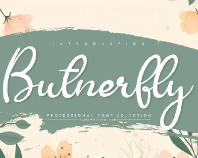 Butnerfly Script font