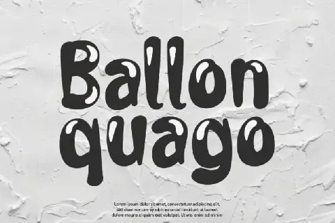 Ballon Quago Display font