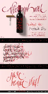 Calligraphunk font
