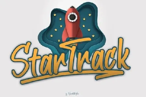 Star Track font