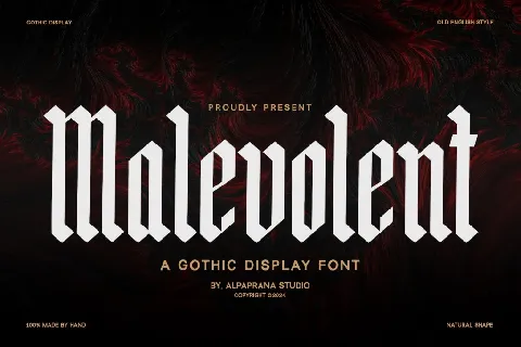 Malevolent Free font