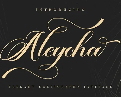 Aleycha font