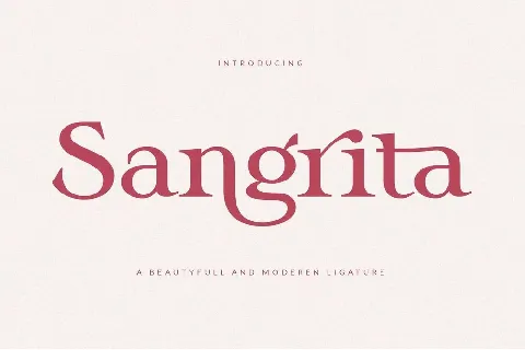 Sangrita font