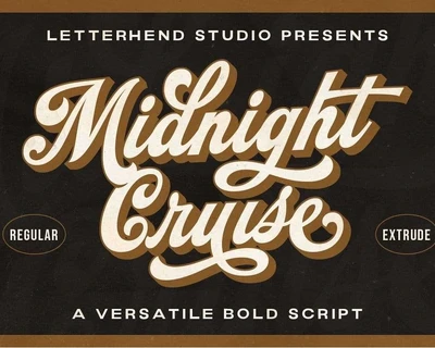 Midnight Cruise font