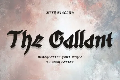 The Gallant Personal font