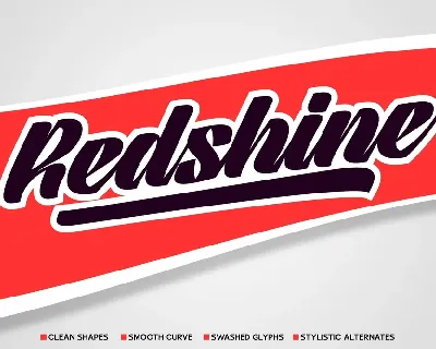 Redshine font