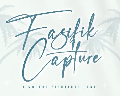 Fasifik Capture font