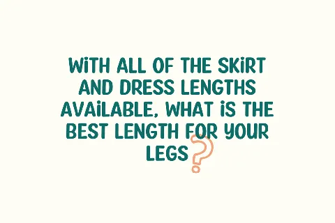 Lucky Skirt font