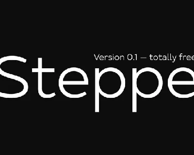 Steppe font