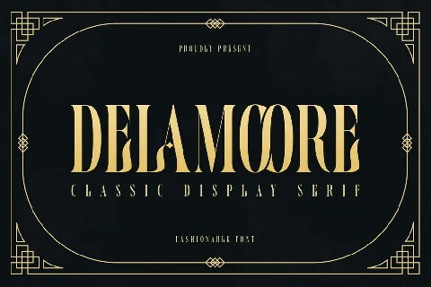 Delamoore font