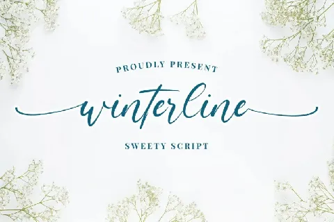Winterline font