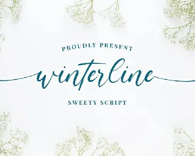 Winterline font