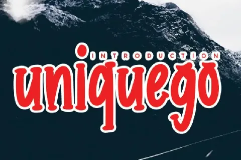 uniquego Display font