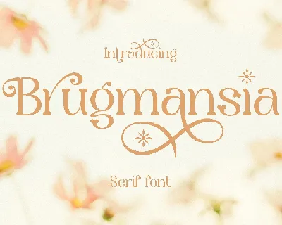Brugmansia font
