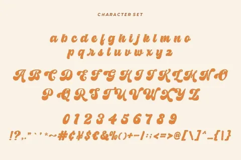 Chunky Retro font