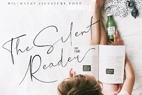 Hillonest Signature font