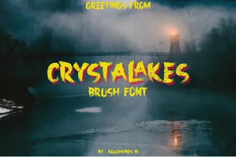 Crystalakes font