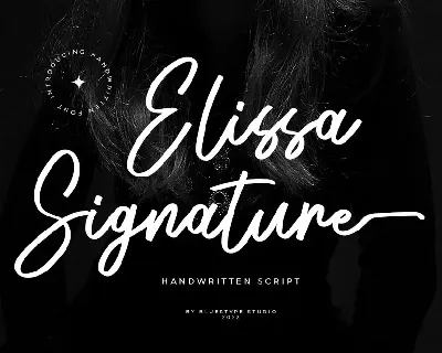 Elissa Signature font