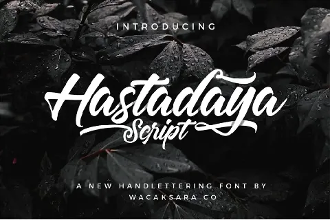 Hastadaya font