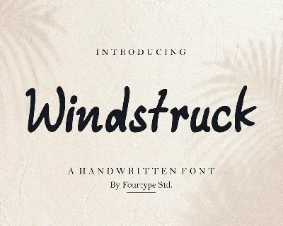 Windstruck font