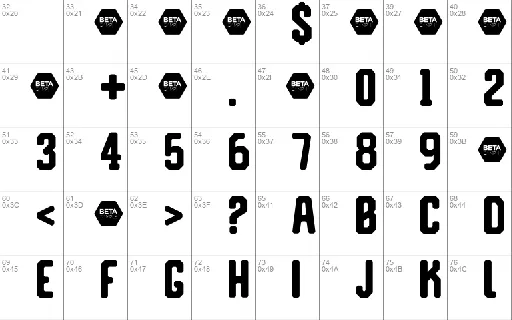 Reqnad Geometrik Typeface font