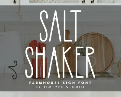 Salt Shaker font