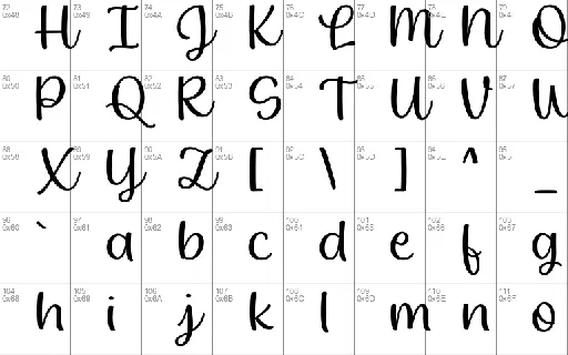 Baguet Script font