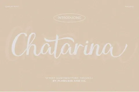 Chatarina font