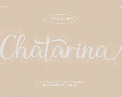 Chatarina font