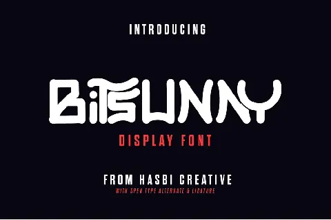 Bitsunny Display font