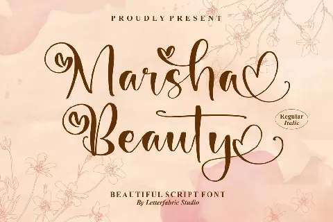 Marsha Beauty font