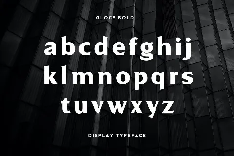 Glocs font