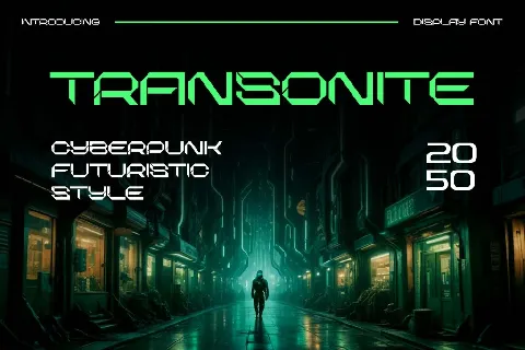 Transonite font