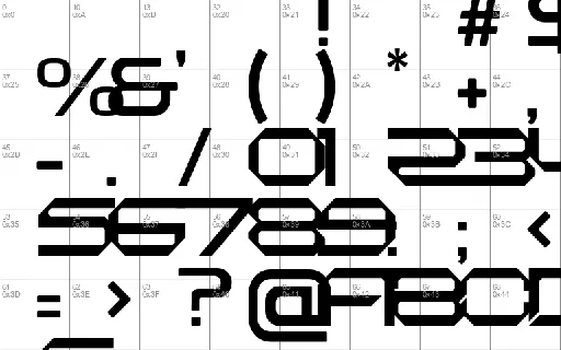 Transonite font