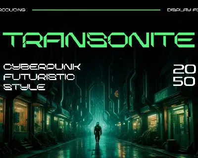 Transonite font