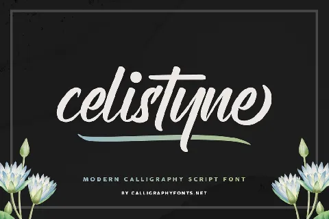 Celistyne Demo font