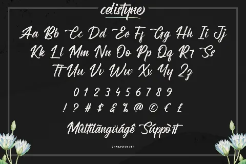 Celistyne Demo font