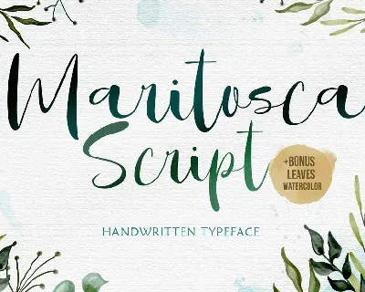 Maritosca Typeface font