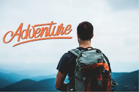 Adventure Script font