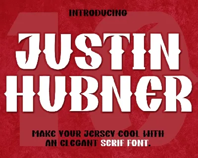 Justin Hubner - Personal Use font
