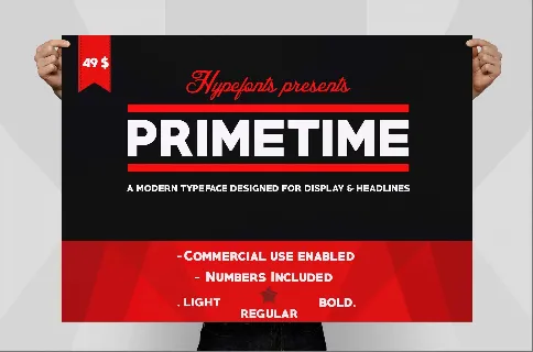 Primetime font