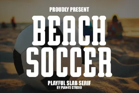 Beach Soccer font