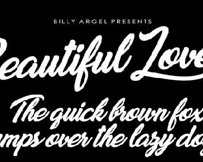 Beautiful Lovers font
